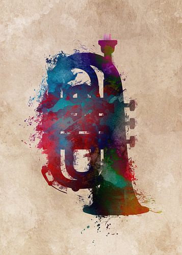 Cornet muziekinstrument kunst #cornet