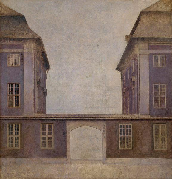The Buildings of the Asiatic Company, seen from St. Annæ Street, Vilhelm Hammershøi by Masterful Masters