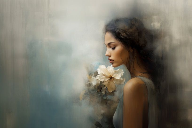 Portrait au look doux et romantique par Carla Van Iersel