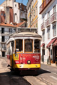 tramway à Lisbonne sur Cindy Schipper