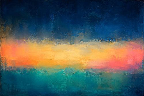 Abstrait coloré - Hommage à Mark Rothko sur Julian Cross