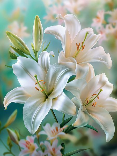 bloemen versiering design van Egon Zitter