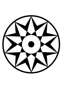Celestial Ten-Pointed Star Mandala