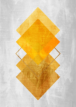 Moderne geometrische abstrakte Wandkunst