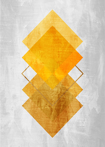 Moderne geometrische abstracte wandkunst