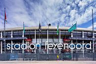 Vooraanzicht Feyenoord Stadion De Kuip Rotterdam van Mario Brussé Fotografie thumbnail