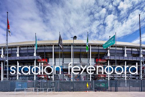 Vooraanzicht Feijenoord Stadion De Kuip Rotterdam