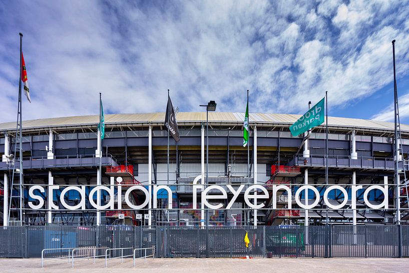 Vooraanzicht Feijenoord Stadion De Kuip Rotterdam van Mario Brussé Fotografie