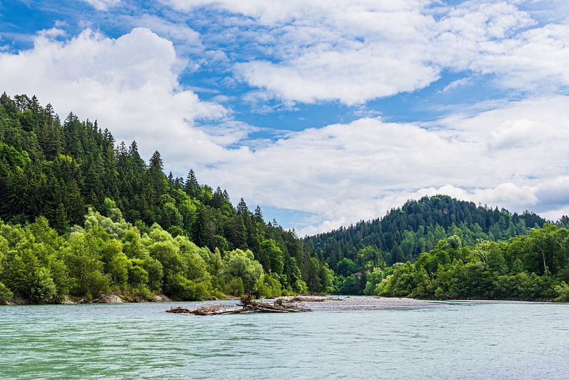 The river Lech near Füssen in Bavaria by Rico Ködder