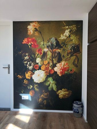 Vase de fleurs, disciple de Jan van Huysum