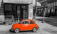 Fiat 500 classic Italian car parked in the city by Sjoerd van der Wal Photography thumbnail