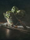 Still life with artichokes by Miriam Meijer, en pleine campagne..... thumbnail