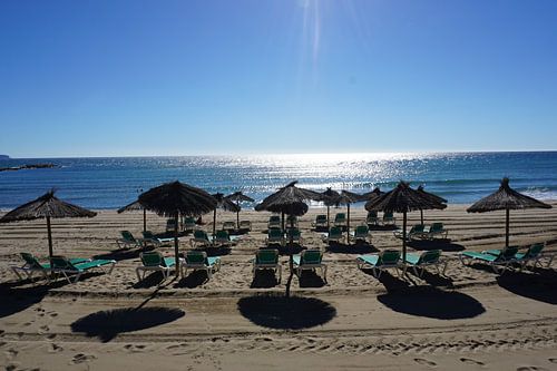 Zonnebadende standstoelen