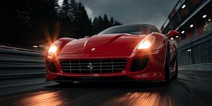 Roter Ferrari 559