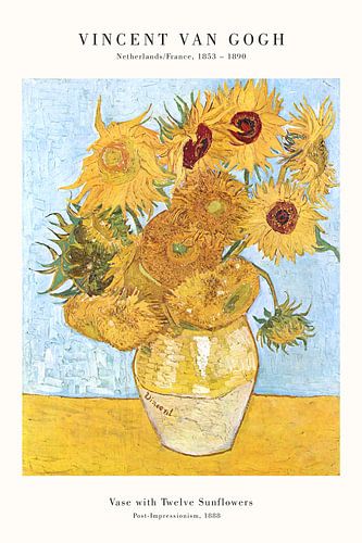 Vincent van Gogh - Vase aux douze tournesols