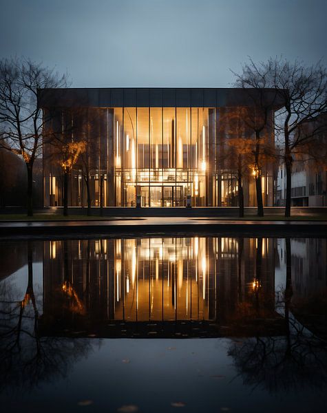 Stadtansicht von fernlichtsicht