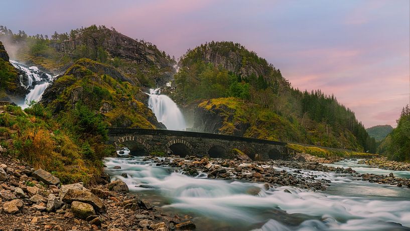 Latefossen waterfall by Henk Meijer Photography