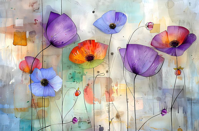 Blümchenwiese von Heike Hultsch