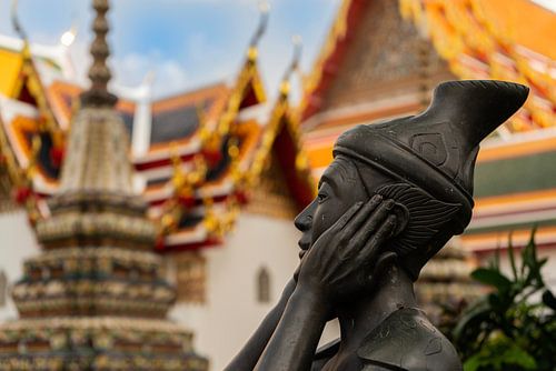 Statue in temple in Bangkok