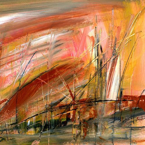 Spanningen - abstract landschap