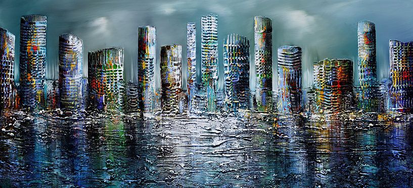 Skyline  by Gena Theheartofart
