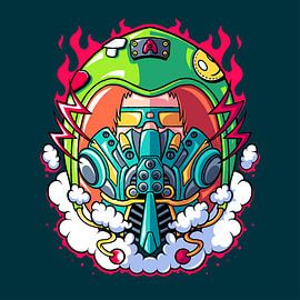 Cyborg Punk by shenzo artco