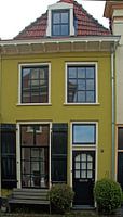 The yellow house in the Hanseatic city of Doesburg.