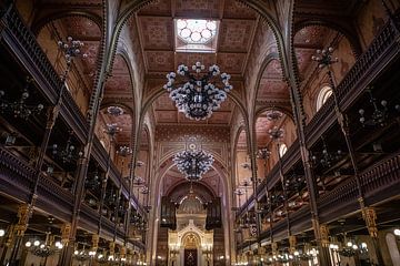 Die drittgrößte Synagoge der Welt befindet sich in Budapest in der Dohany-Straße von Eric van Nieuwland