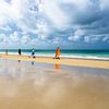 Blokarten op het strand | Frankrijk van Ricardo Bouman