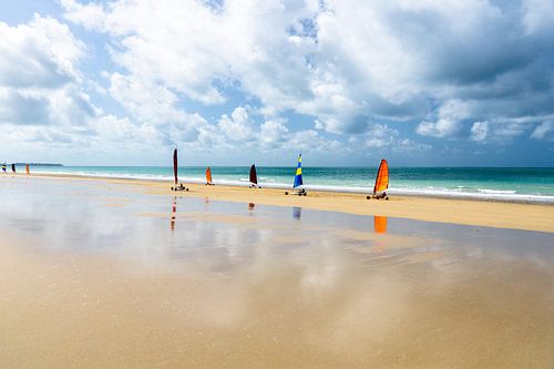 Blokarting on the beach | France