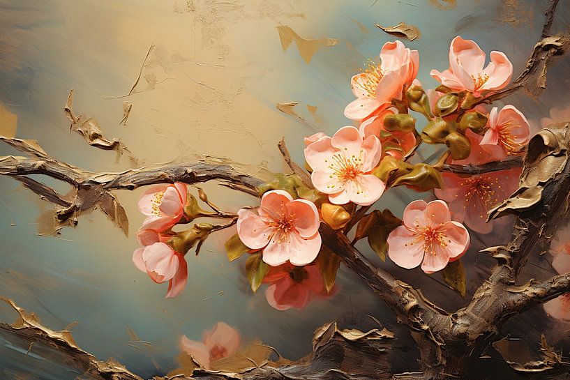 Pfirsichblüte von Blumen Studio