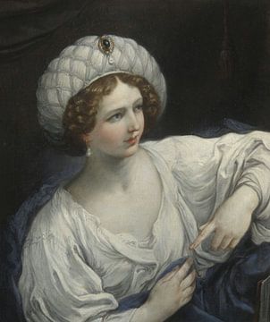 Portret van een dame als sibille, Guido Reni