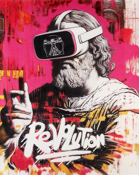 Leonard&#039;s revolution painting by John AZOK