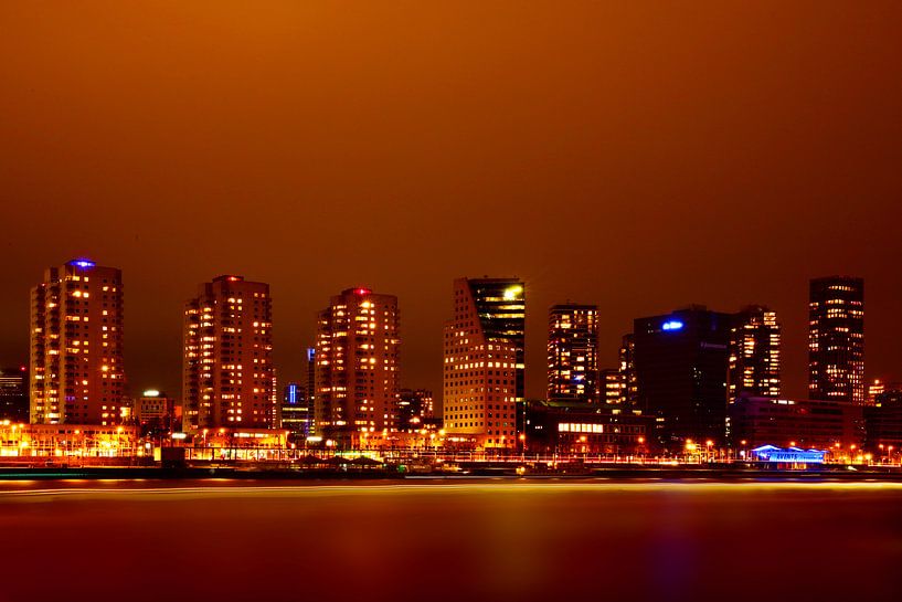 Rotterdam la nuit par Diana van Geel