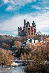 Der Dom zu Limburg an der Lahn. Ein Wintermorgen