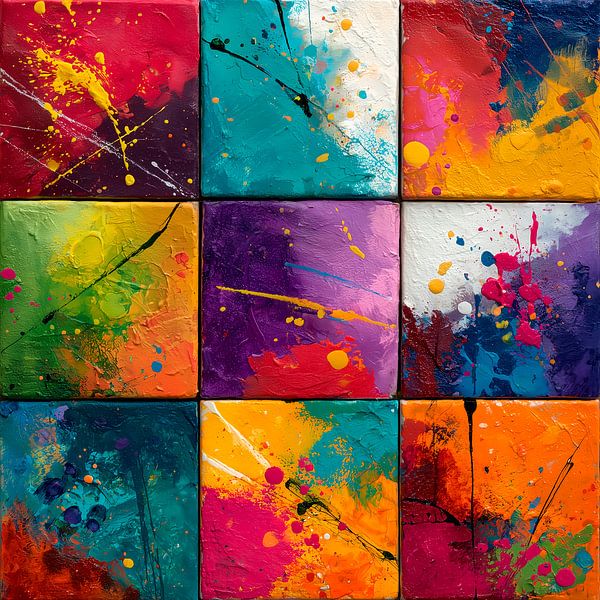 Dynamische Neun von Harry Hadders Design