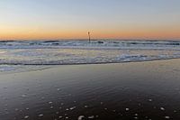 Sea and sand at sunset 2