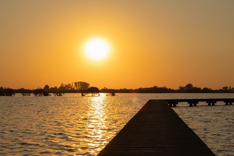 Sunset at the pier by Visual Creations by Timon