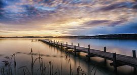 Sonnenaufgang am See by sebastian Dietrich