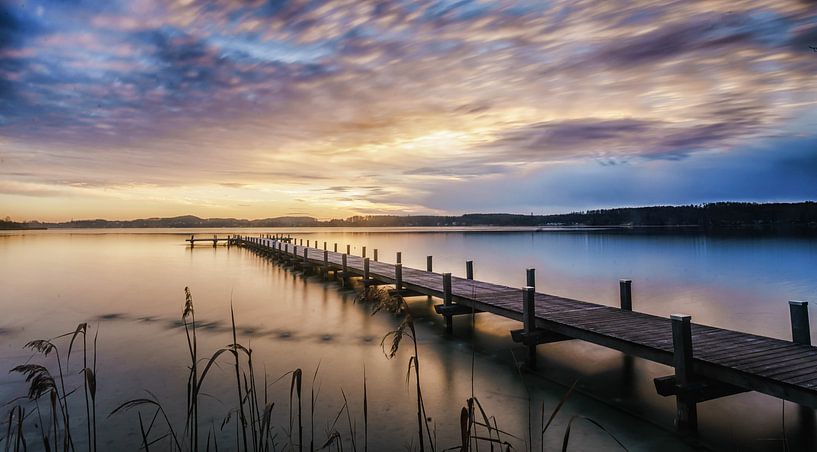 Sonnenaufgang am See par sebastian Dietrich