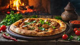 Pizza met vlees