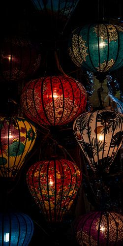 Hoi An colorful lanterns (Part 1 of triptych)