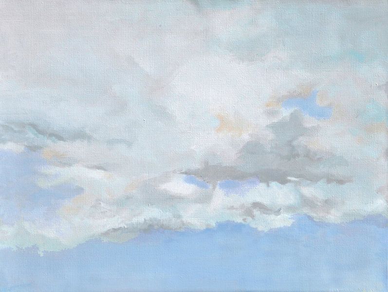Zachte lucht met wolken van Yvon Schoorl