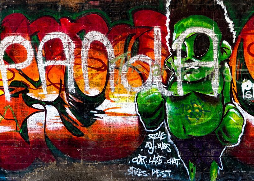 Graffiti #0003 van 2BHAPPY4EVER.com photography & digital art