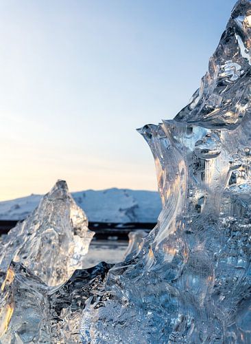 Iceberg sur une plage, Islande