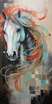 Peinture de chevaux sur De Mooiste Kunst