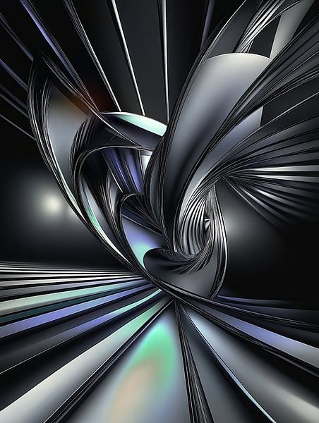Metallurgic Dance 3 by Rene Ladenius Digital Art