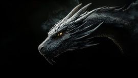 Dragon portrait panorama by TheXclusive Art