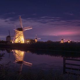 Most beautiful windmills of Kinderdijk by Rudolfo Dalamicio