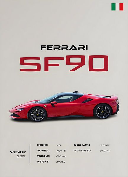 Ferrari SF90 Luxury by Artstyle